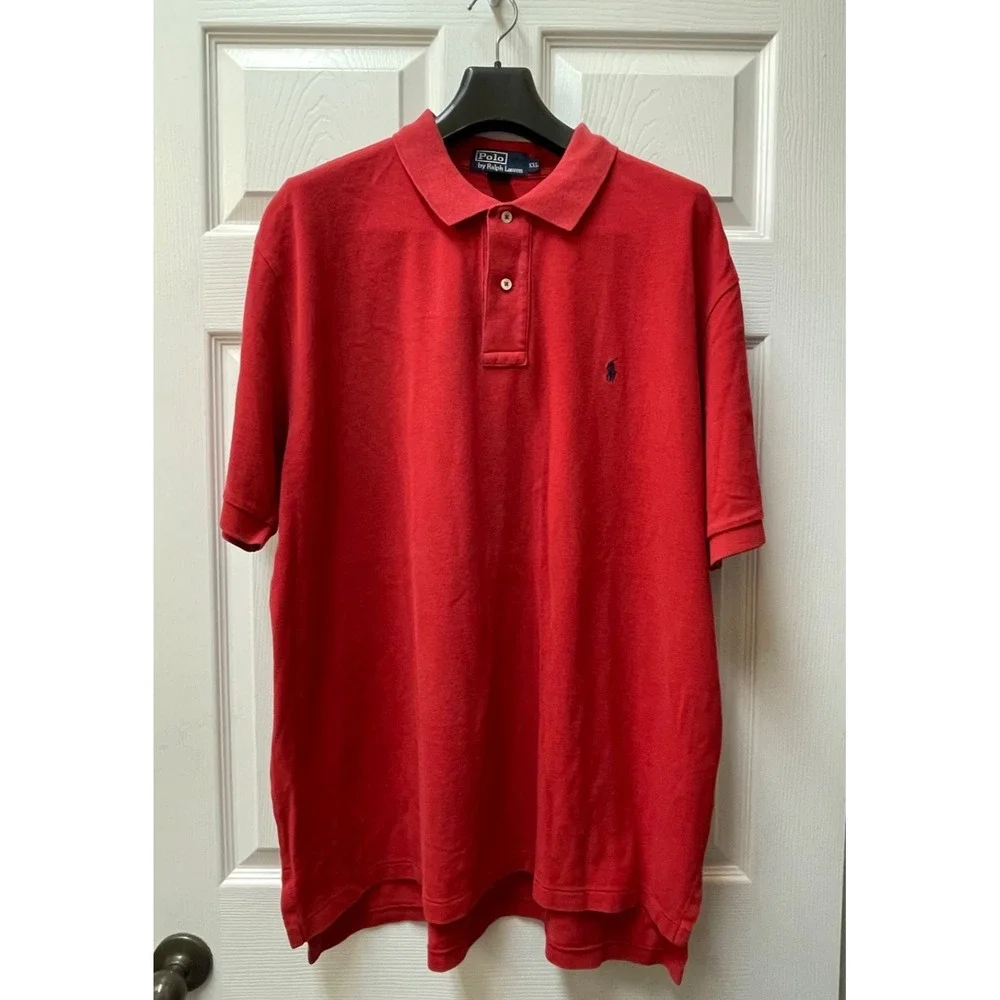 Polo by Ralph Lauren Men's 2XL Red‎ Polo Pony Embroidered Preppy Classic